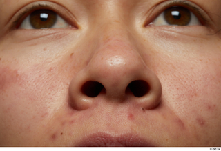 Photos Maeno Wakumi HD Face skin references nose skin pores…